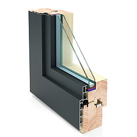 Holz-Alu Fenster Profile SPECTRE
